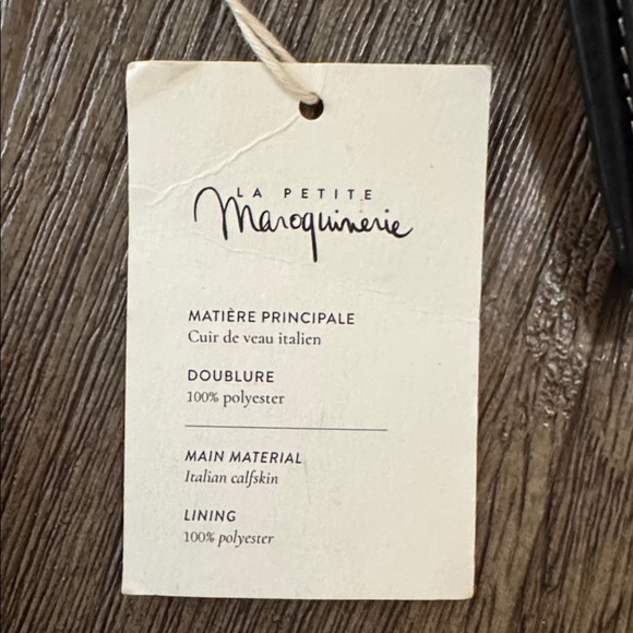 Polene Numéro Sept Crossbody Wallet BANDOULIERE NOIR LISSE - Picture 6 of 12